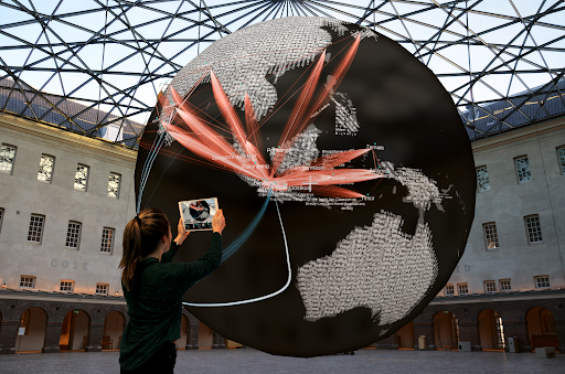 visualisation of VOC trade AR